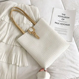 Shoulder Bags Women Casual Patchwork All-match Large Capacity Totes