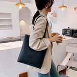 Shoulder Bags Women Casual Patchwork All-match Large Capacity Totes