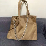 Women Chain Shoulder Bag Large Capacity Casual Tote