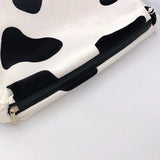 Women Cow Printed Shoulder Bag Large Capacity Crossbody Tote