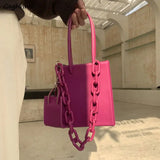 Stylish PU Leather Shoulder Bag for Women