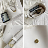 Large Capacity Shoulder Bag Women Cross-body Bucket Composite Handbag