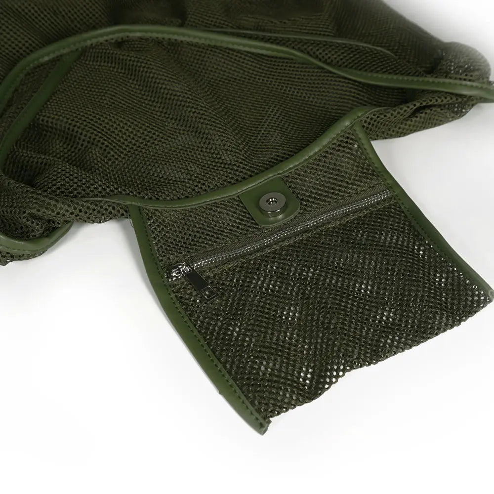 Large Capacity Mesh Shoulder Bag Women Portable Organizer Tote