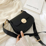 Shoulder Bags Women Panelled Cross Body Handbag PU Leather Students Shopping Bag