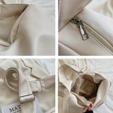 Shoulder Bag Women Solid Style PU Leather Soft Cross Body Office Lady Travel