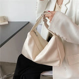 Shoulder Bag Women Solid Style PU Leather Soft Cross Body Office Lady Travel