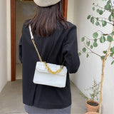 Shoulder Bags Women PU Leather Chain Crossbody Casual All-match Shopping
