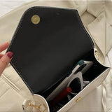 Vintage Flower Hasp Sweet PU Leather Shoulder Bag