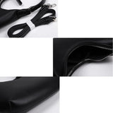 Women's PU Leather Shoulder Bag Vintage Solid Handbag
