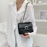 Shoulder Bag for Women Pearls Diamond Lattice Hand Bag Cross Body Chain