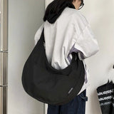 Large Capacity Crossbody Bag Students Bookbag Unisex Shoulder Bag