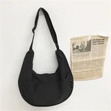 Large Capacity Crossbody Bag Students Bookbag Unisex Shoulder Bag