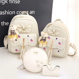 Shoulder Bag Girls School Backpack Tassel Mommy Bag