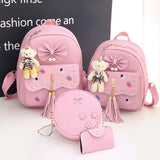 Shoulder Bag Girls School Backpack Tassel Mommy Bag