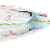 Bow Printed Nylon Bag Set Women's Handbag Travel Backpack Makeup Storage