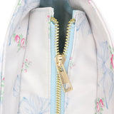 Bow Printed Nylon Bag Set Women's Handbag Travel Backpack Makeup Storage