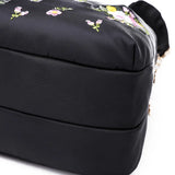 Embroidery Flower Chest Bag Vintage Travel Back Bag