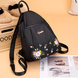 Embroidery Flower Chest Bag Vintage Travel Back Bag