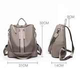 Casual Outdoor Travel Waterproof Oxford Women Backpack
