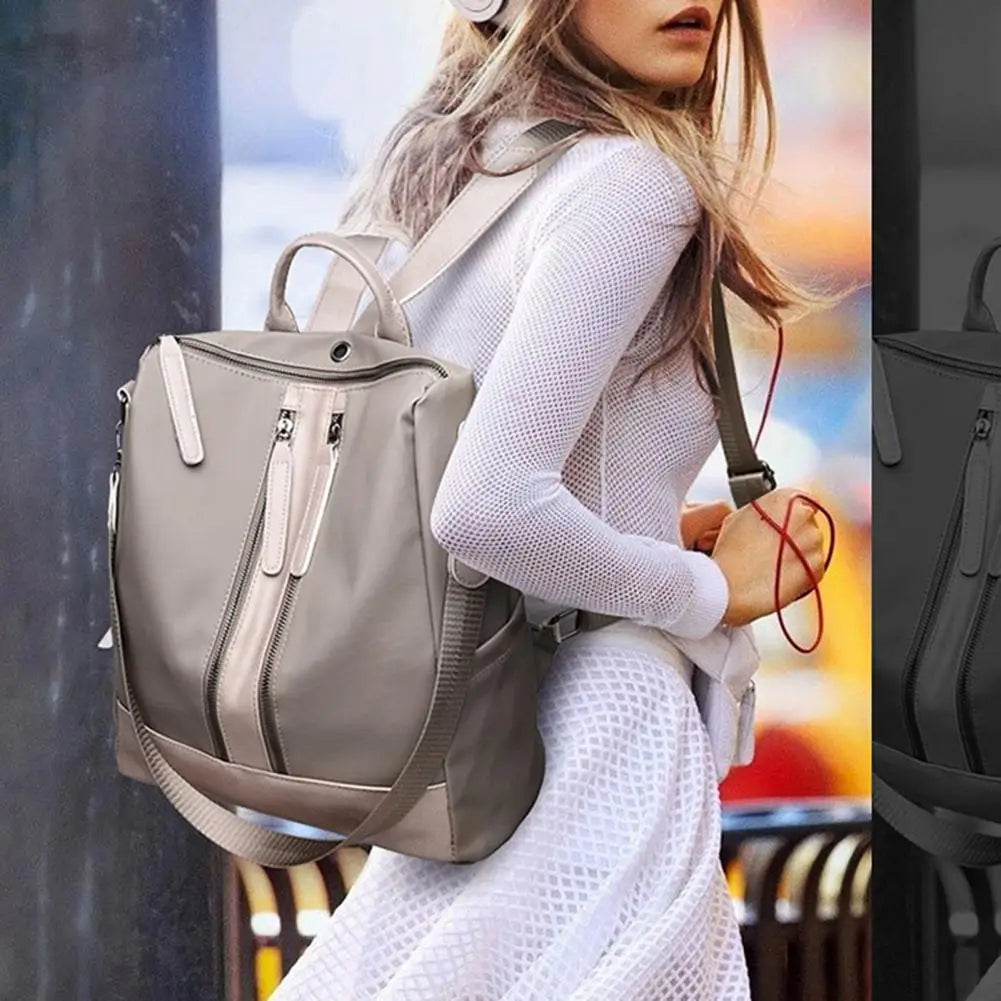 Casual Outdoor Travel Waterproof Oxford Women Backpack