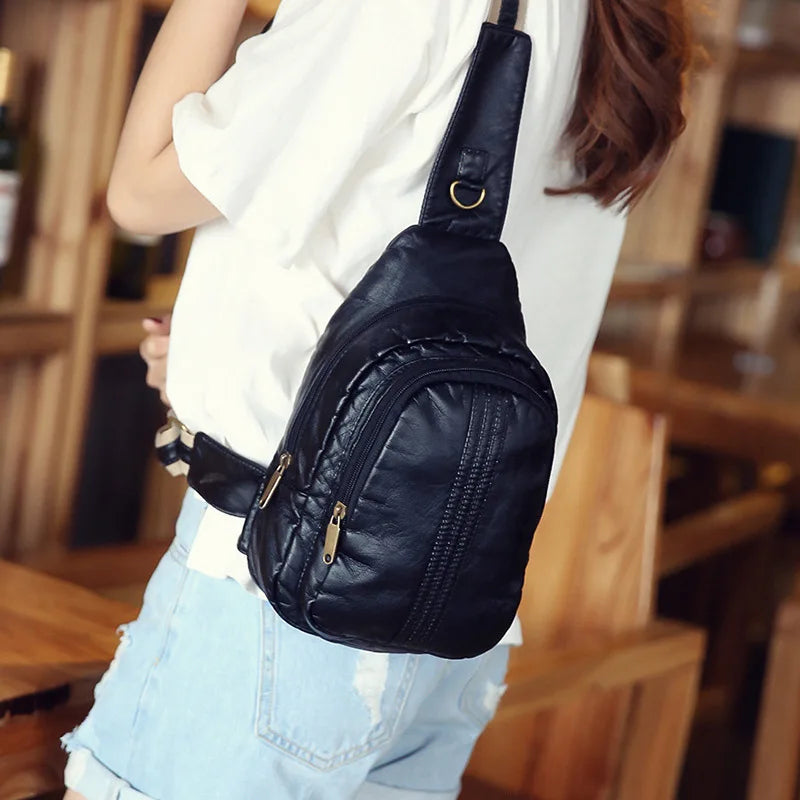 Casual Women Chest Pack Large Capacity Shoulder Bag