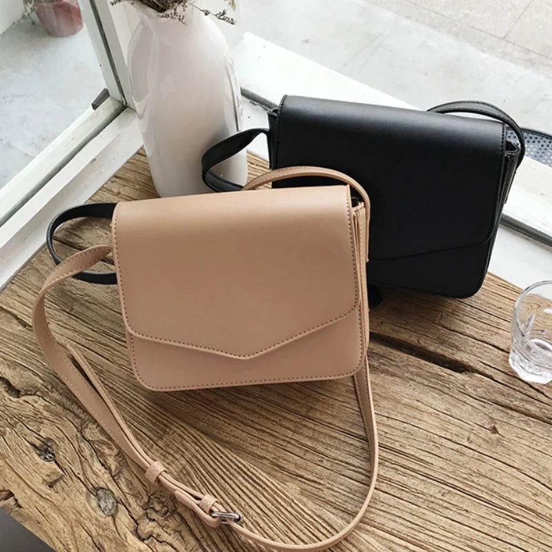 Vintage Pu Leather Small Shoulder Crossbody Bag Ladies Phone Satchels Female Pur