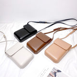 Solid Small Cellphone Crossbody Bag Casual Mini Shoulder Bag