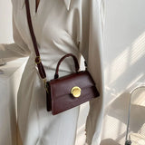 Soft Leather Crossbody Shoulder Bag Retro Small Purse