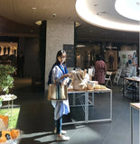 Vintage Striped Tote Bag Business Briefcase Style