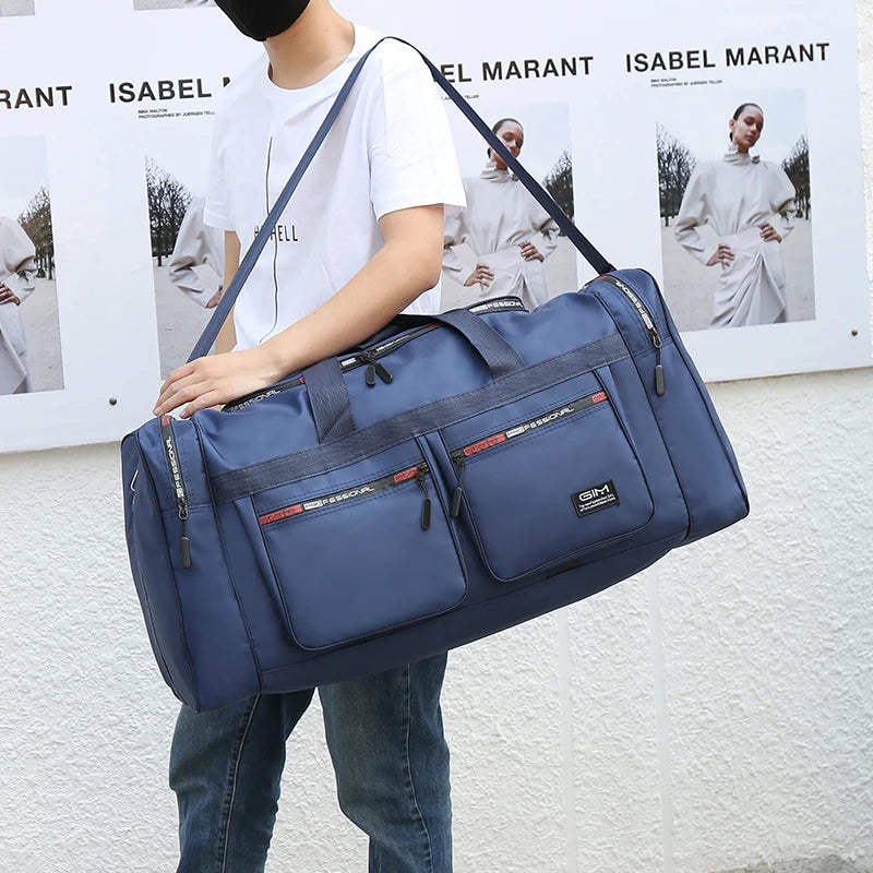 Men's Oxford Travel Bag Large Capacity Handbag