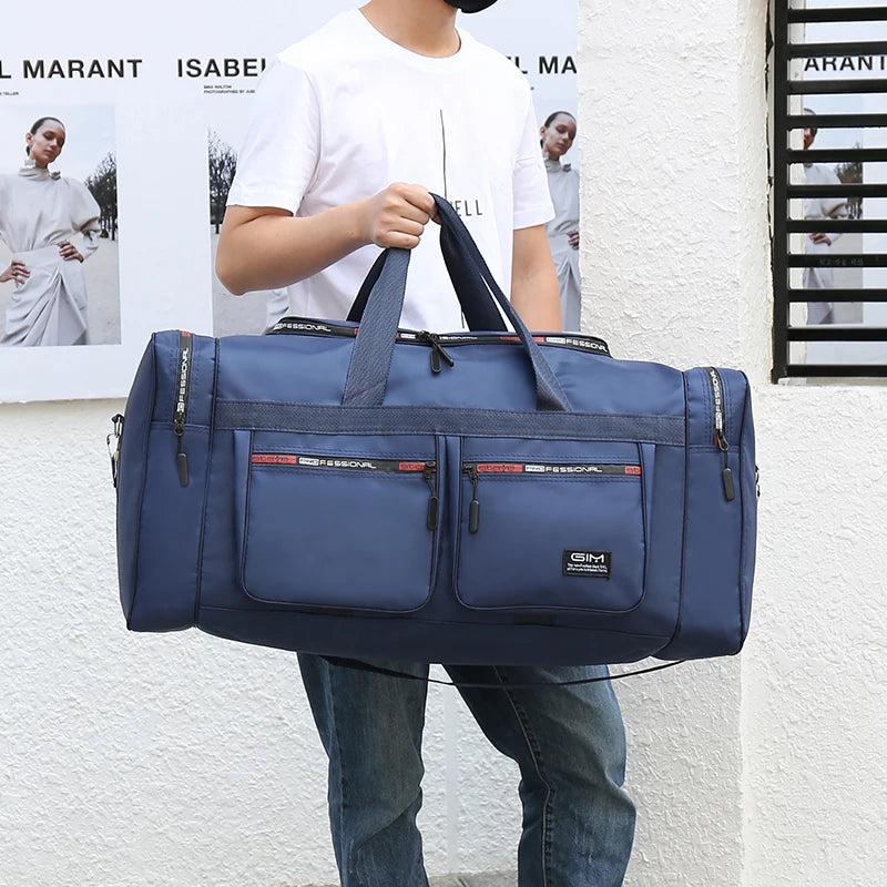 Men's Oxford Travel Bag Large Capacity Handbag