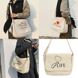 Cartoon Nurse Printed Shoulder Bag for Student Girls