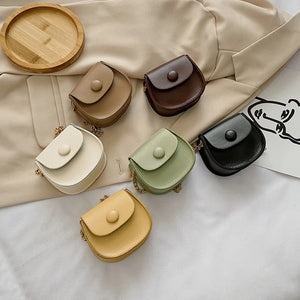 Mini Soft-Faced Crossbody Bag Chain Shoulder Bag