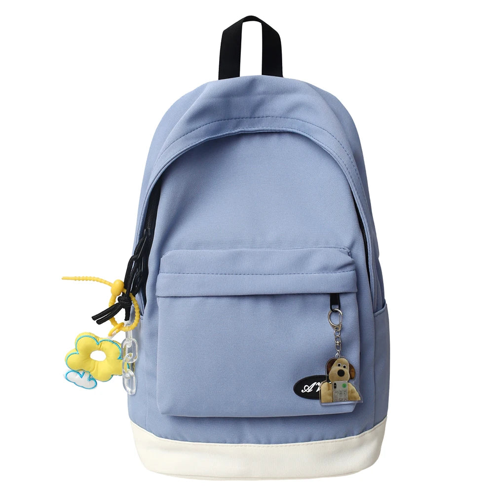 Nylon Backpack Large Capacity Casual Shoulder Bag