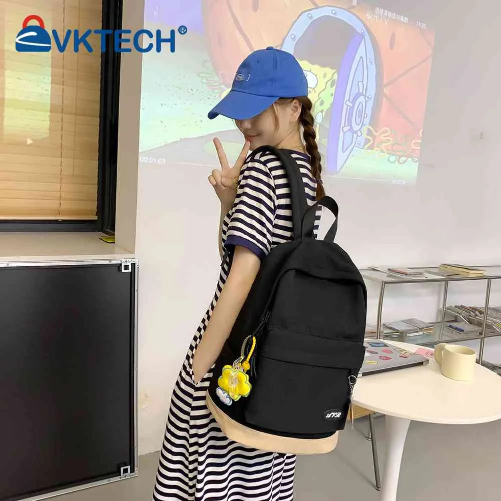 Nylon Backpack Large Capacity Casual Shoulder Bag