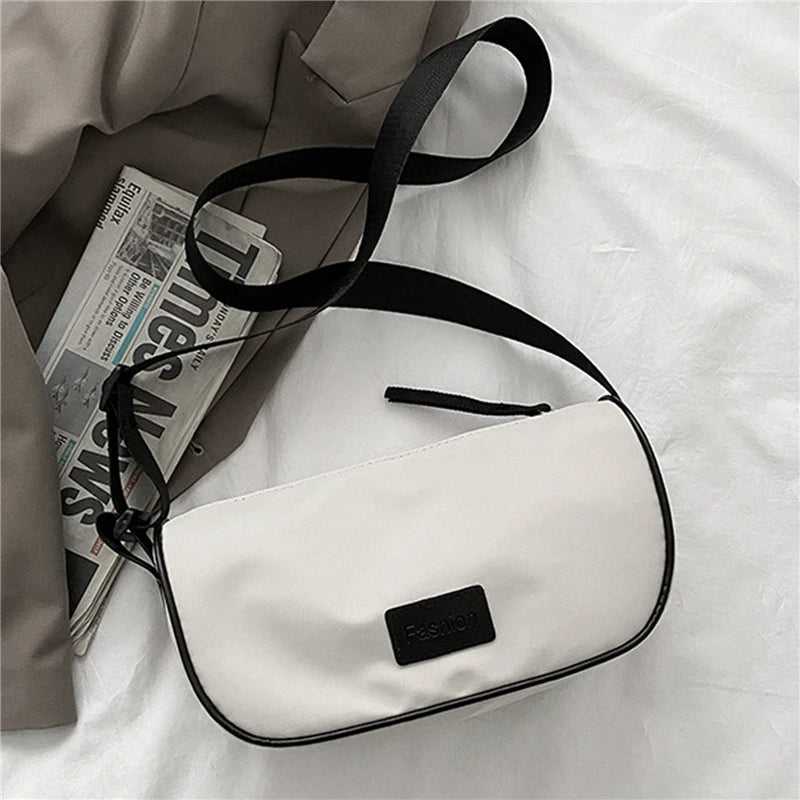 Light Mini Lady Bag Sports Single Shoulder Bag Net Red Cross Small Square
