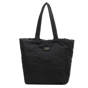 Casual Canvas Shoulder Bag High Capacity Tote Shopper Bag