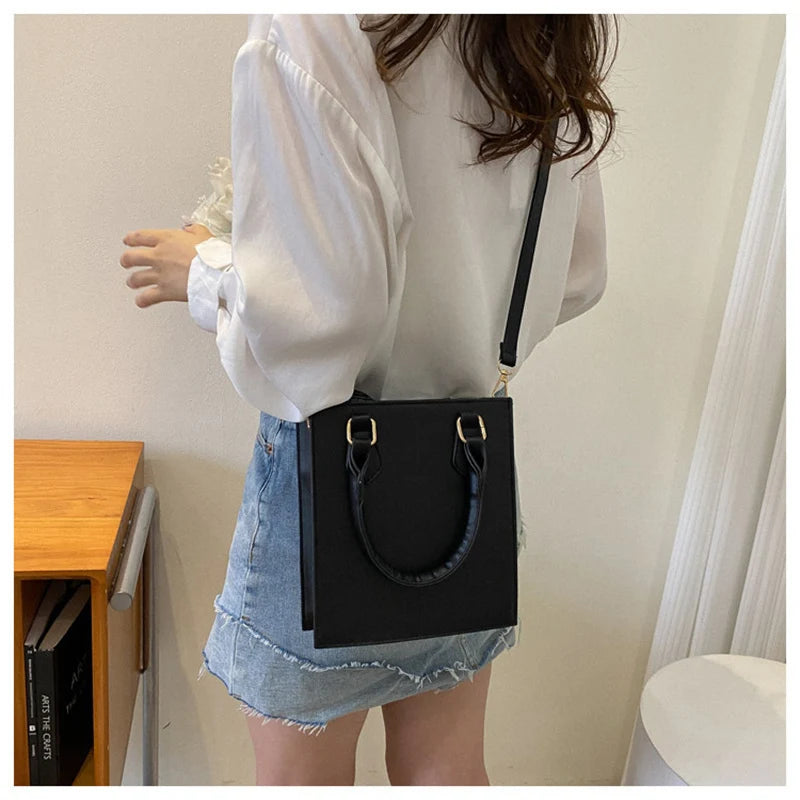 Women's PU Leather Shoulder Bag Small Crossbody Handbag Purse