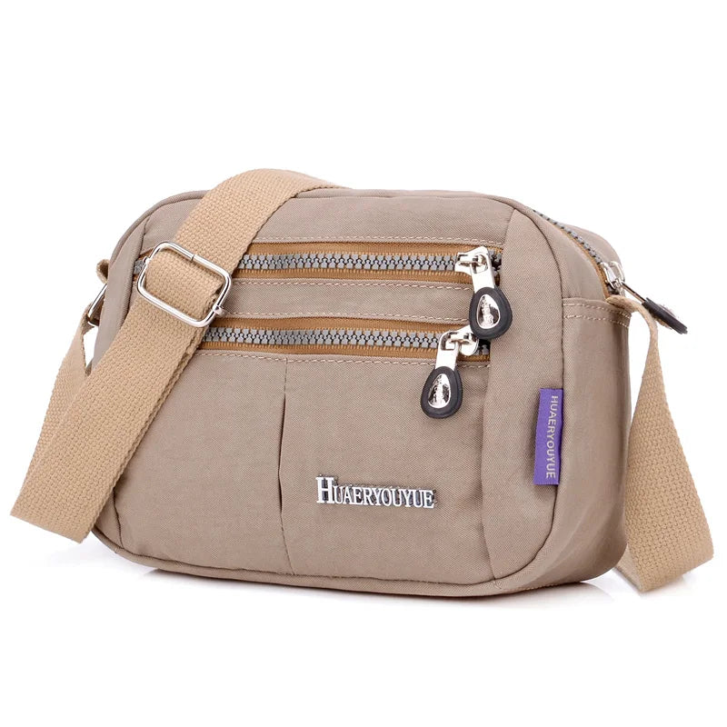 Small Women Cellphone Messenger Bag Female Shoulder Bag Waterproof Nylon