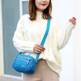 Small Women Cellphone Messenger Bag Female Shoulder Bag Waterproof Nylon