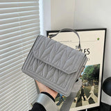 Retro Pleated Women's Shoulder Bag Crossbody Purse