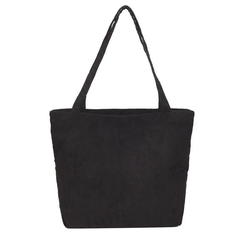 Large Capacity Striped Tote Bag for Women