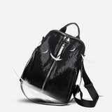 Ladies Backpack Travel Sequins Shoulder Bags College Bag Mochila