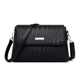 Women Flap Messenger Bag PU Leather Crossbody Lady Shoulder Casual Purse