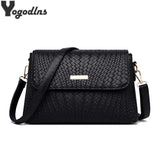 Women Flap Messenger Bag PU Leather Crossbody Lady Shoulder Casual Purse