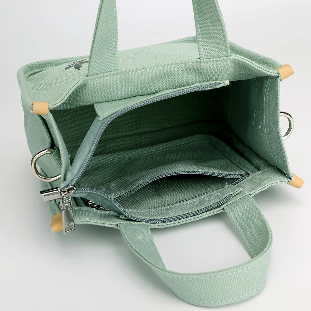 Women's Canvas Shoulder Bag High Capacity Handbag Tote Crossbody