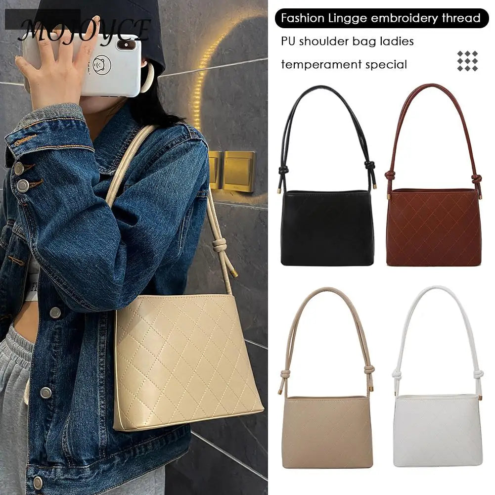 Small PU Leather Crossbody Bag Lady Shoulder Messenger Chain Handbag