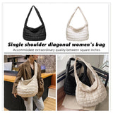 Crossbody Bags PU Leather Eiderdown Handbag Tote