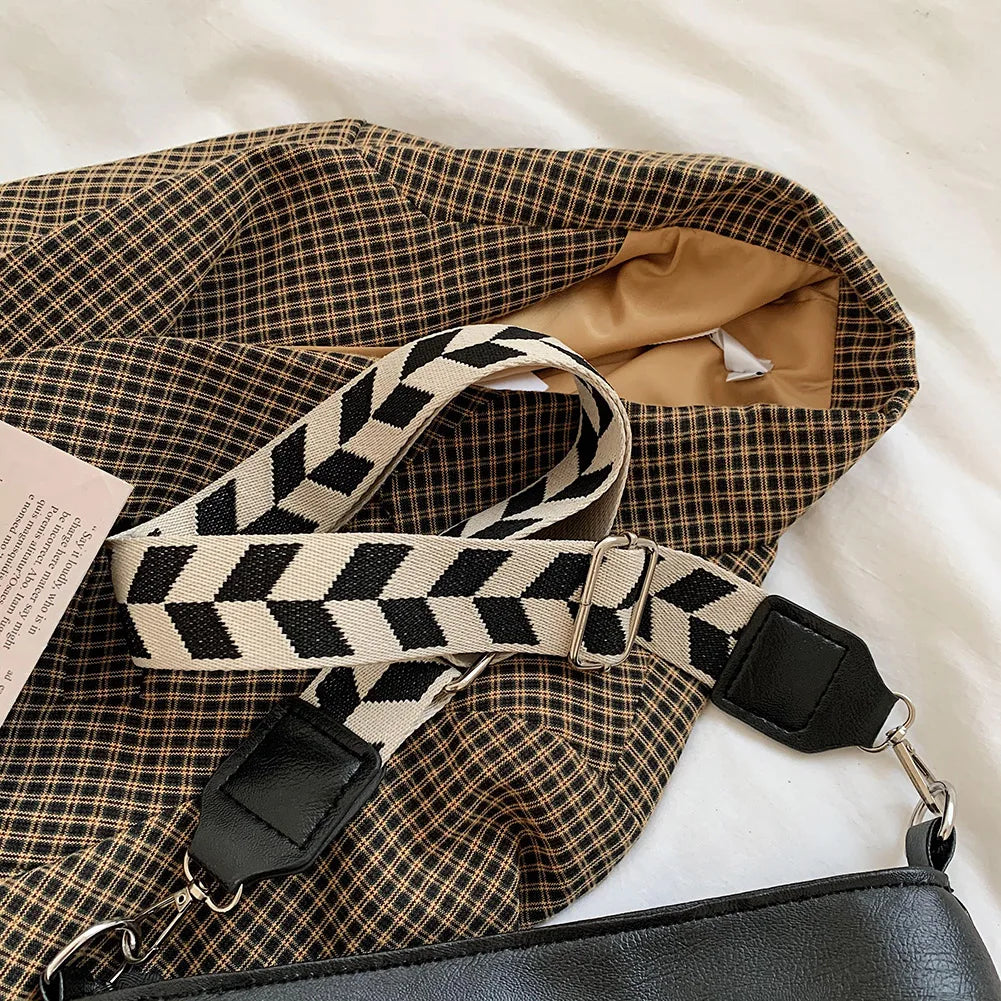 Crossbody Bag PU Leather Messenger Bag Lady Travel Handbag