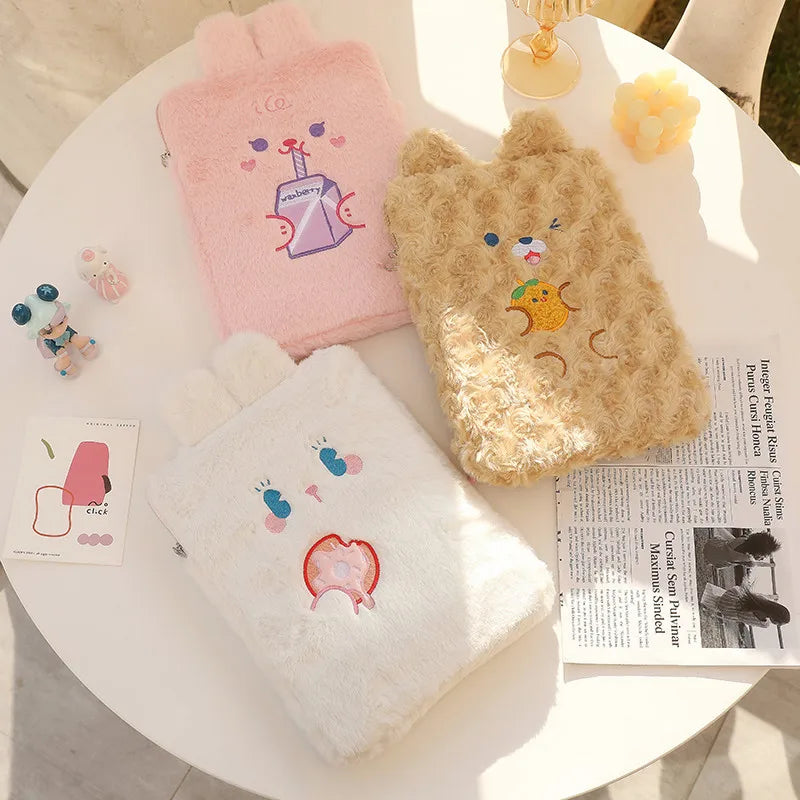 Bunny Plush 11-Inch Laptop Sleeve Case Soft Travel Bag